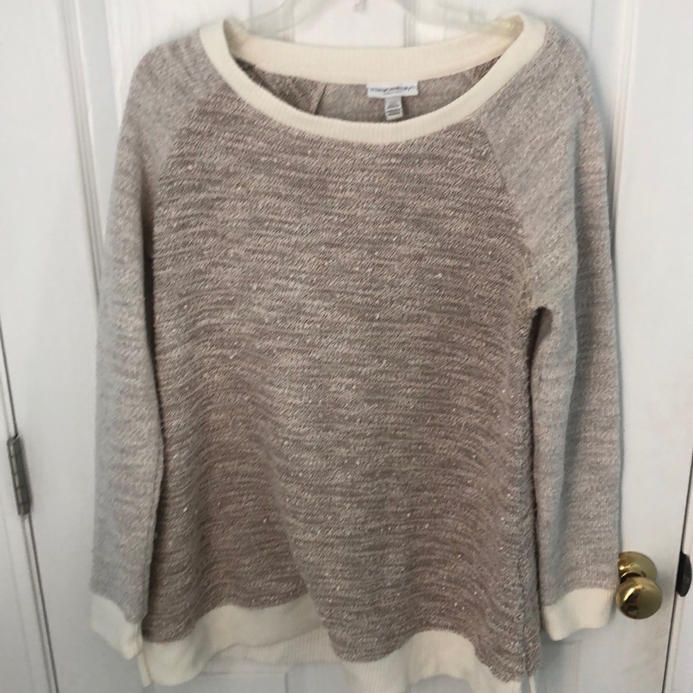 Liz Lange Maternity metallic knit sweater